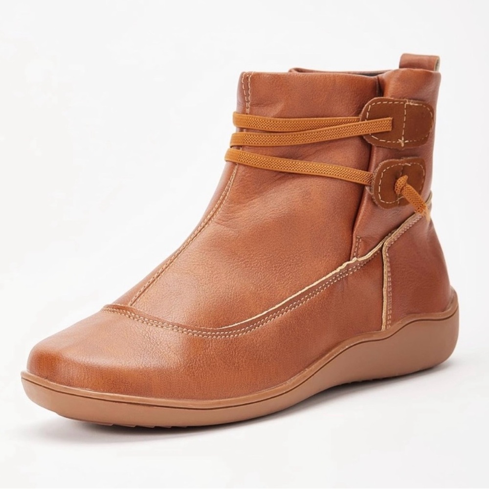Elegant Tan Ankle Booties